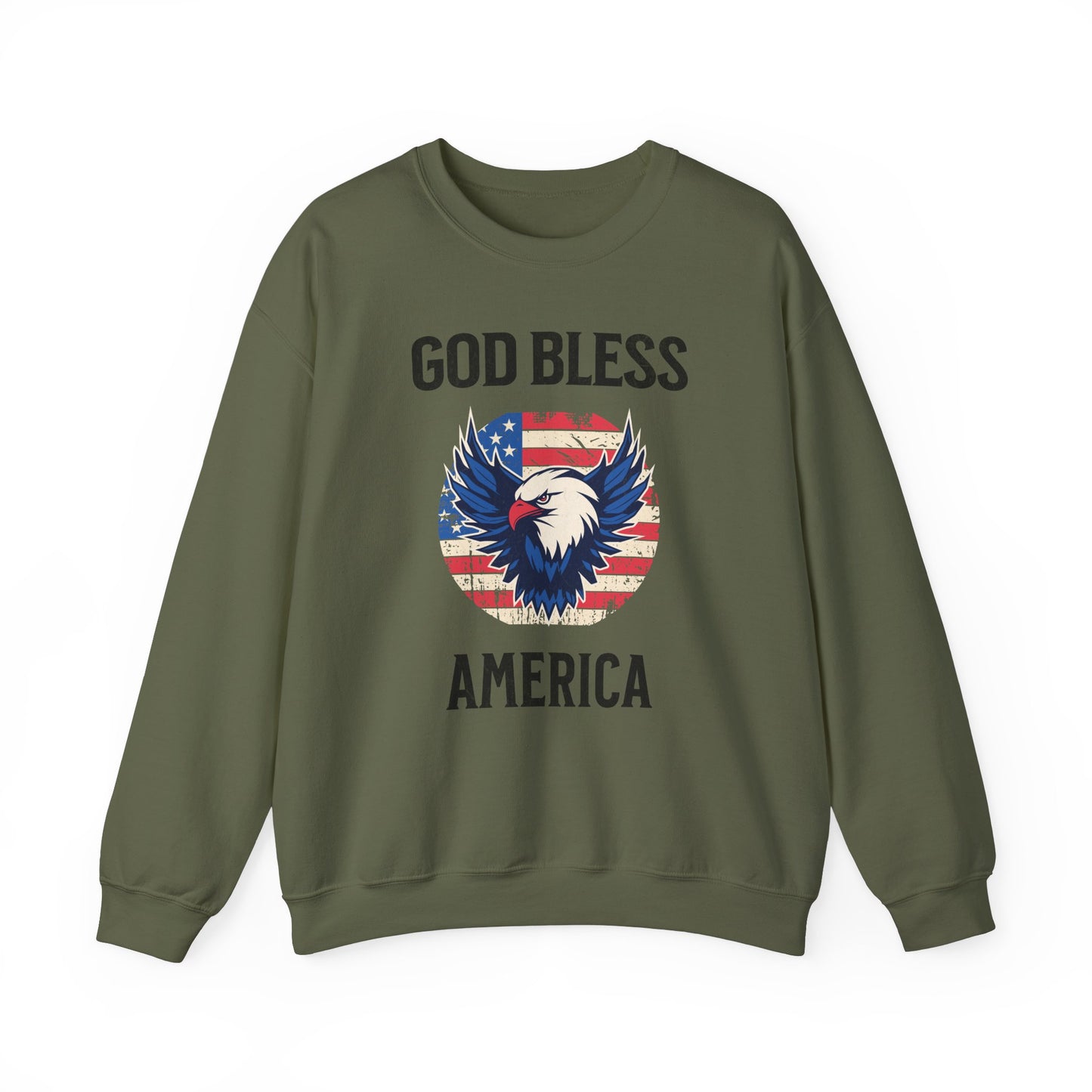 God Bless America Crewneck Sweatshirt