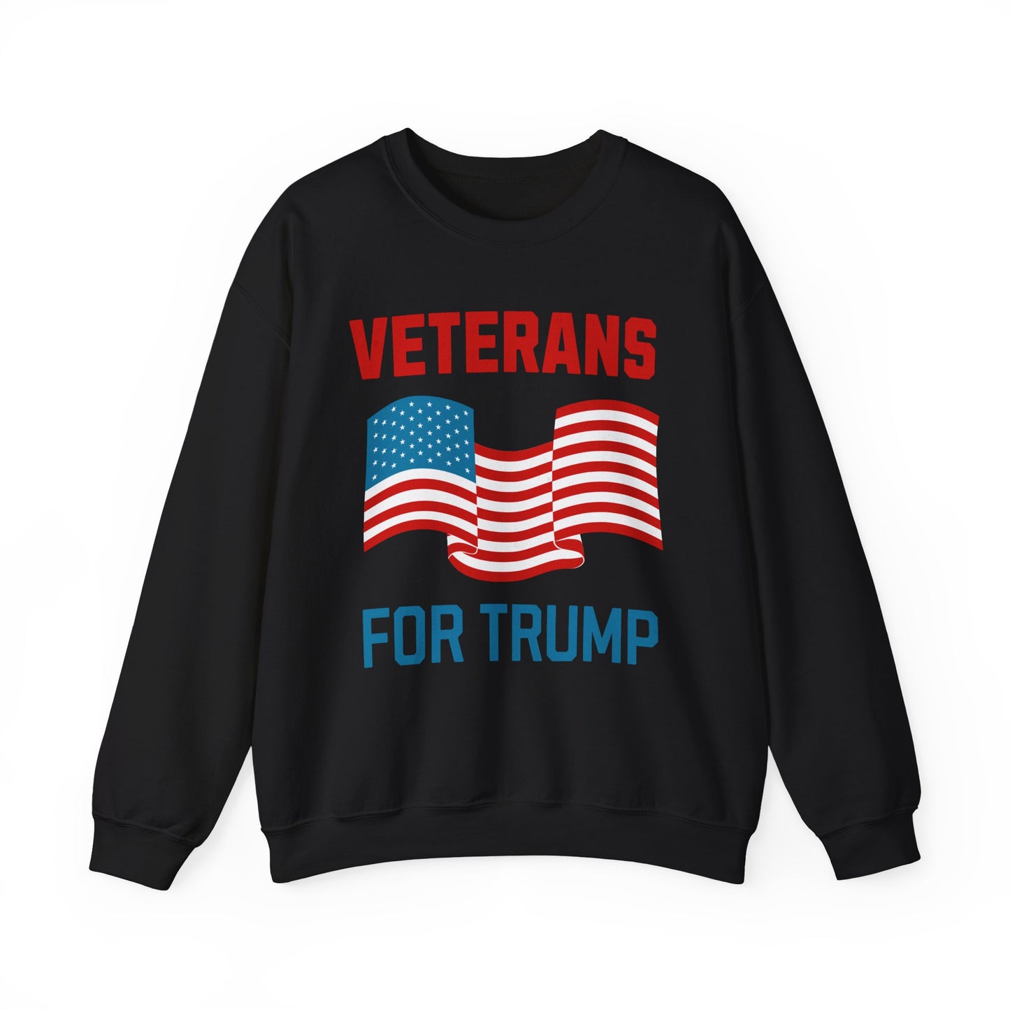 Veterans for Trump  Crewneck Sweatshirt