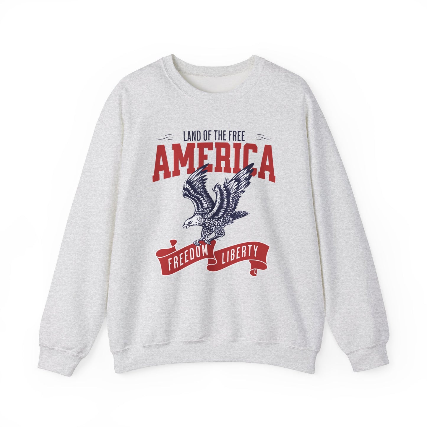 America Land of the Free Crewneck Sweatshirt