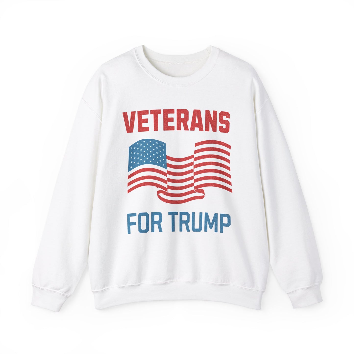 Veterans for Trump  Crewneck Sweatshirt