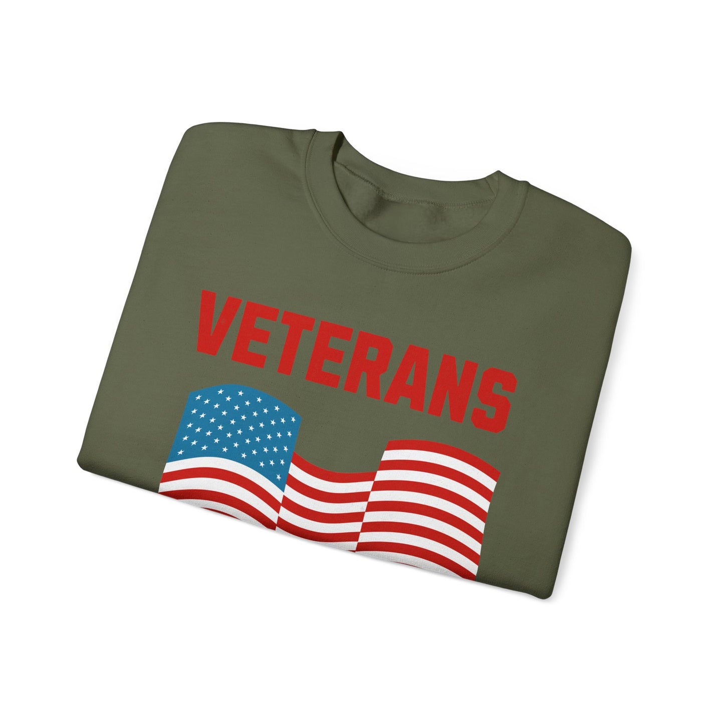 Veterans for Trump  Crewneck Sweatshirt